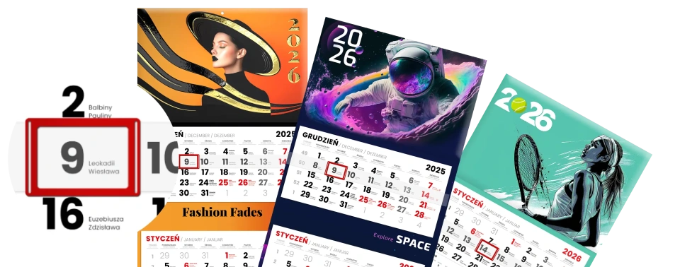 Kalendarze x-dzielne na nowy rok!