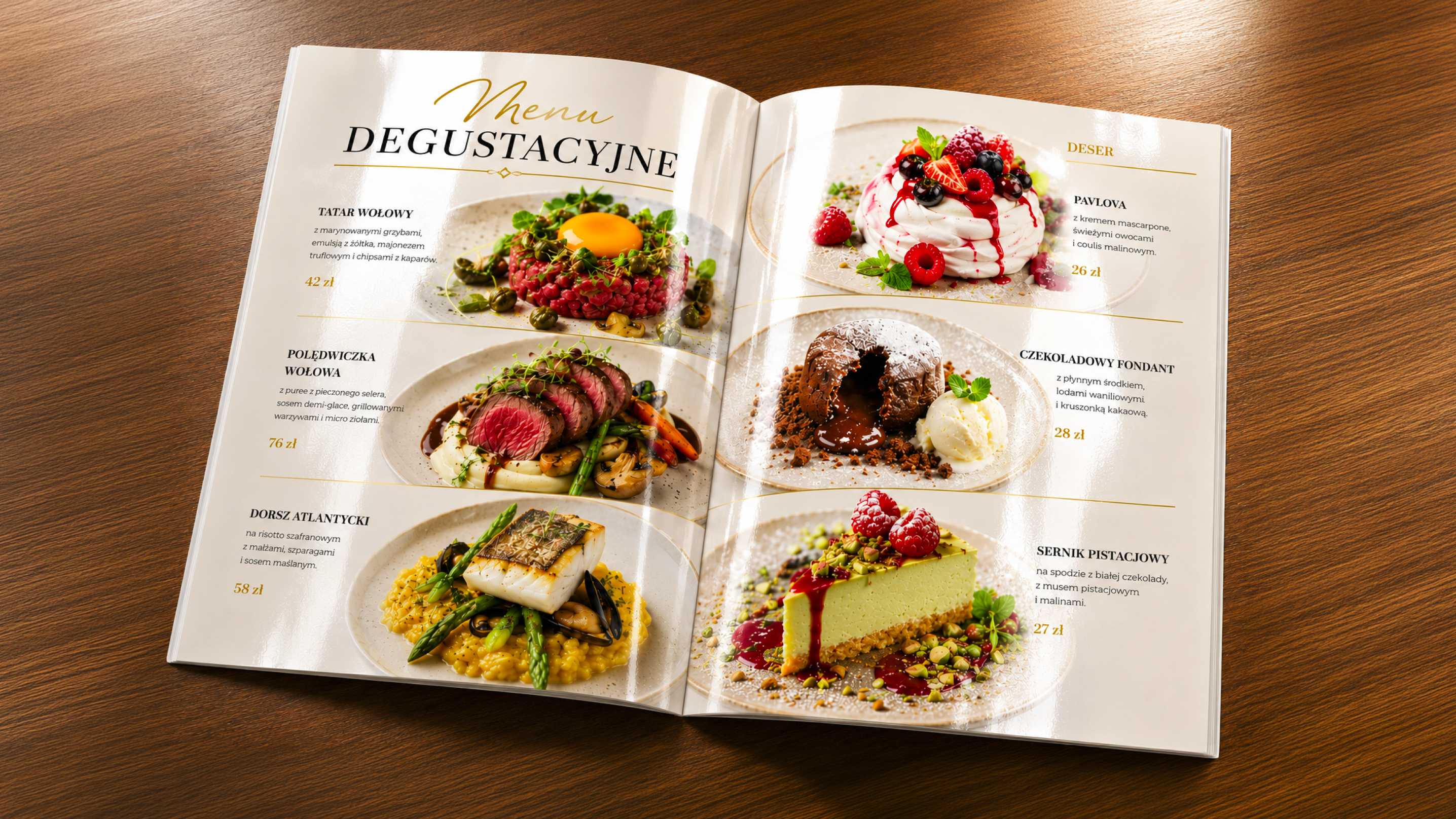 Rodzaje folii do menu &mdash; mat, błysk, dwustronna i lakier dyspersyjny