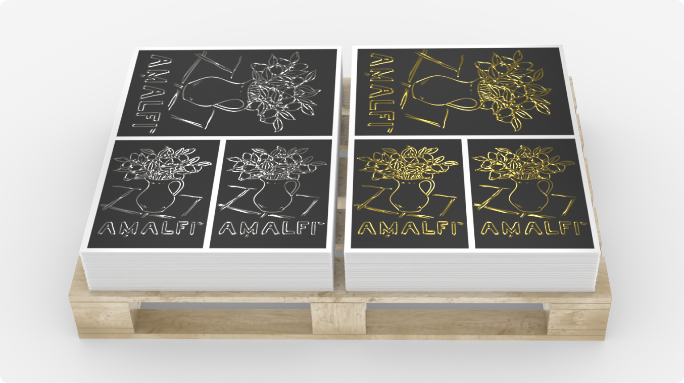 Arkusze plano Premium złocenie 3D