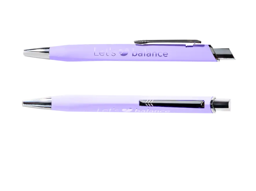 Długopisy metalowe soft touch