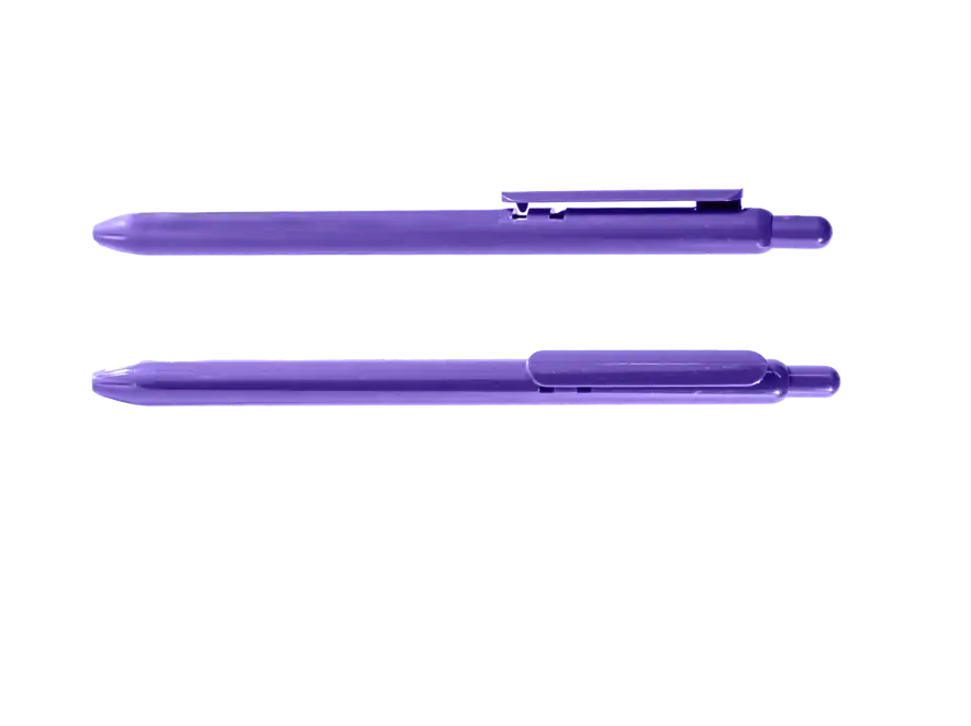 Długopisy plastikowe z wciskanym klipsem