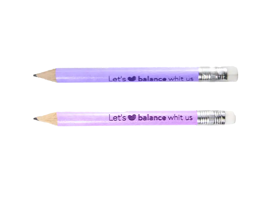 Ołówki drewniane krótkie