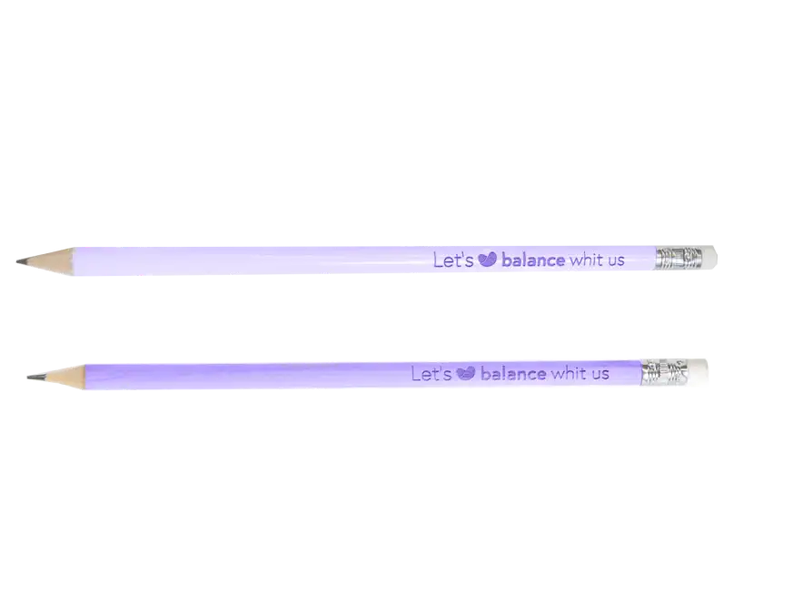 Ołówki drewniane z gumką