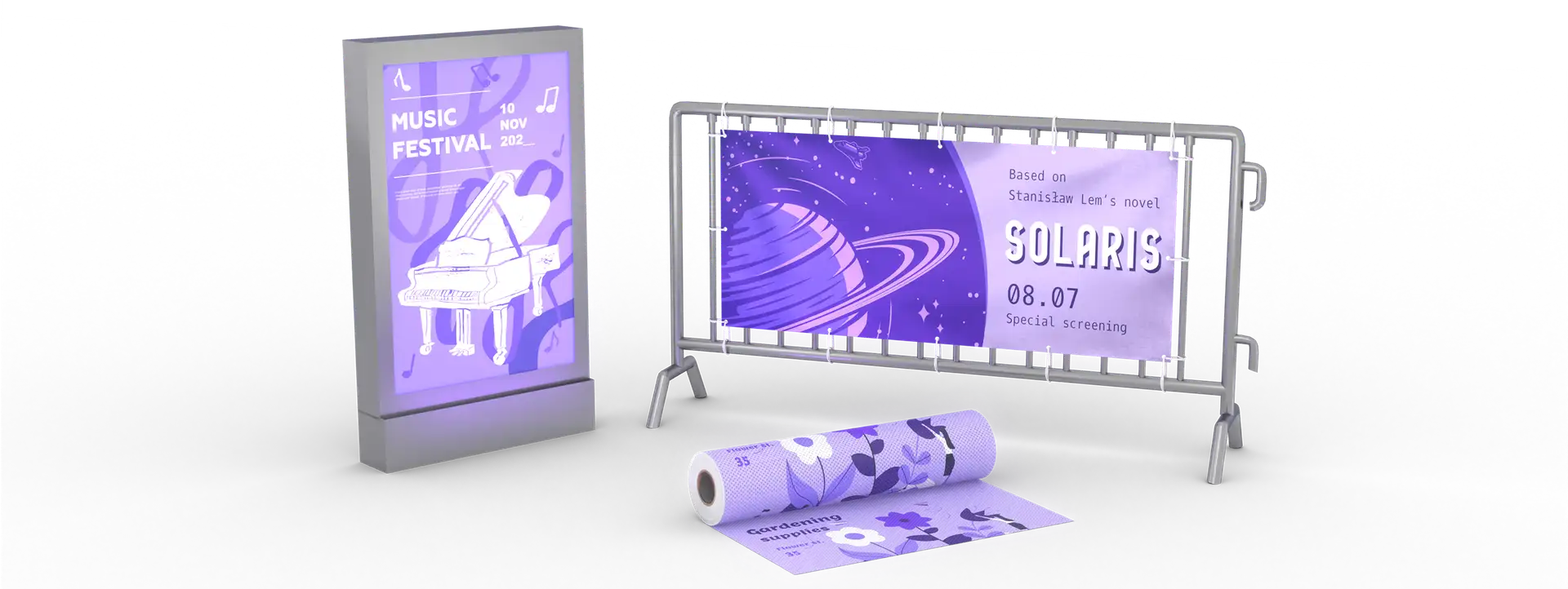 Baner, folia, citylight - druk wielkoformatowy