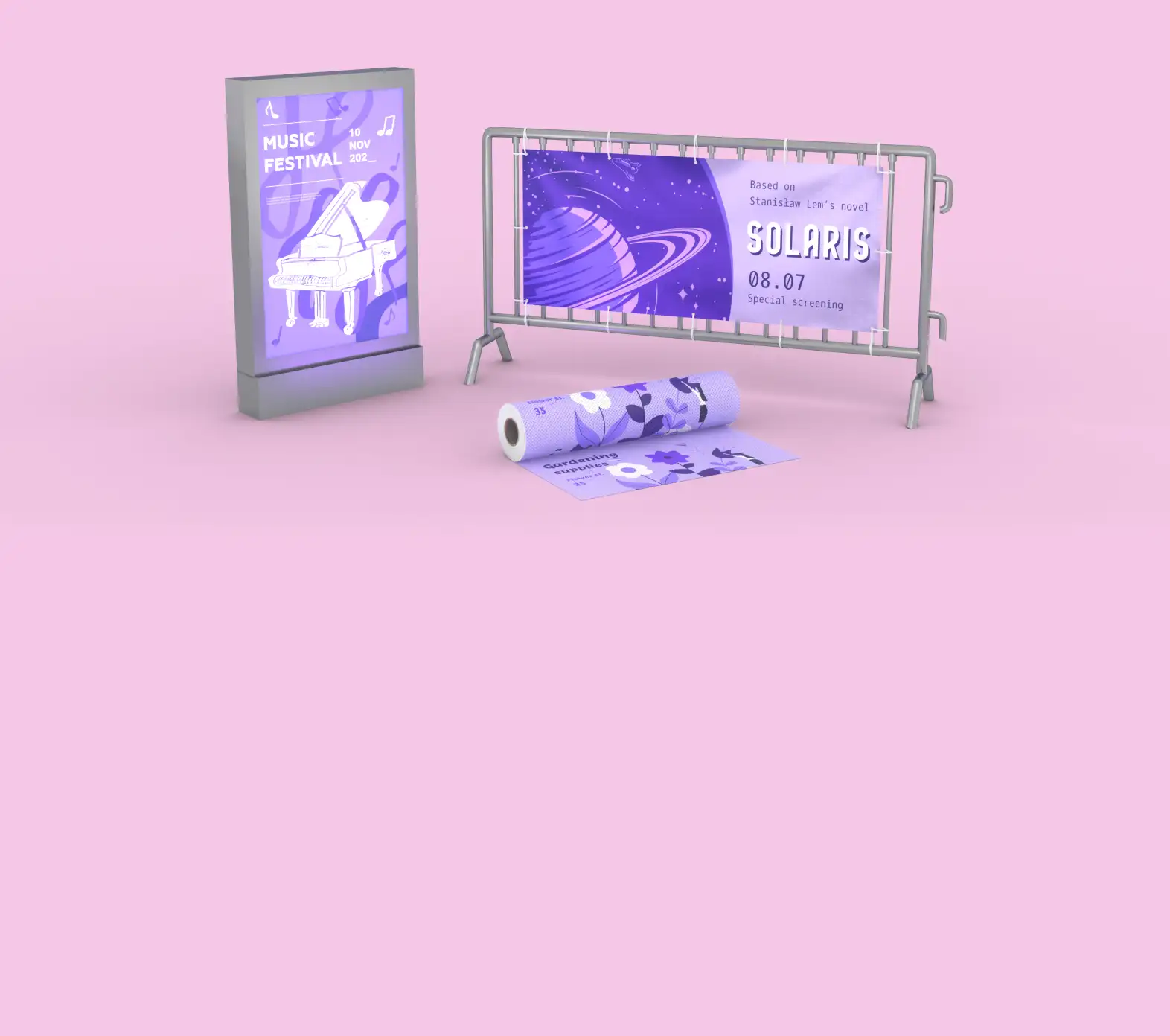 Baner, folia, citylight - druk wielkoformatowy