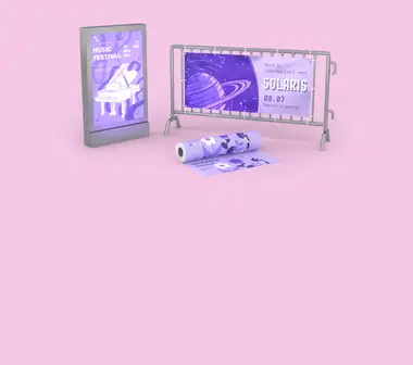 Baner, folia, citylight - druk wielkoformatowy