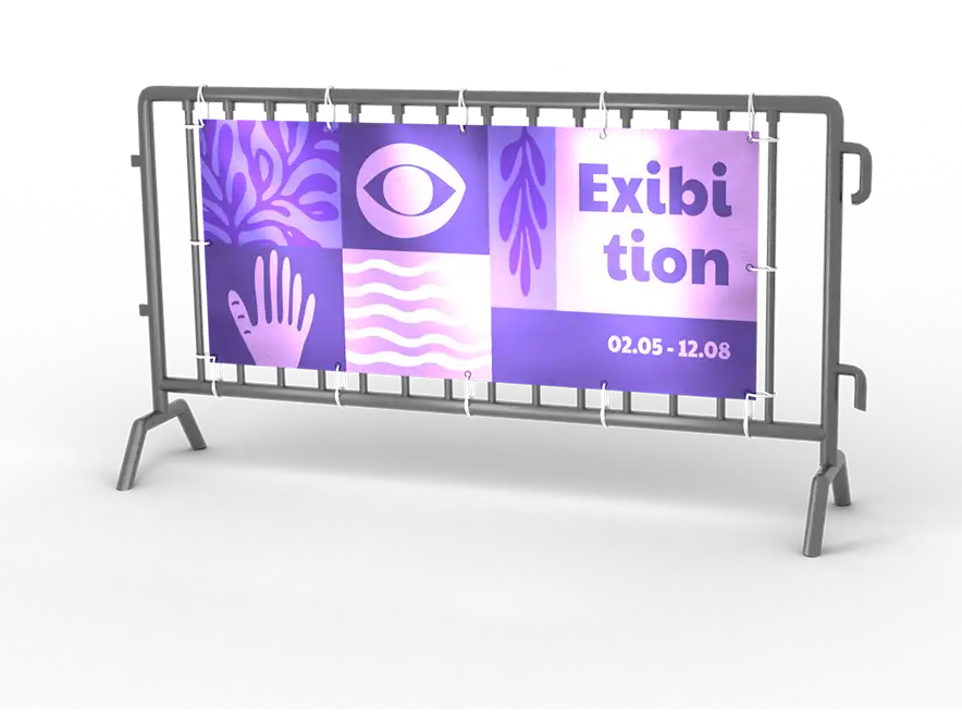 Banery odblaskowe - odbijający światło