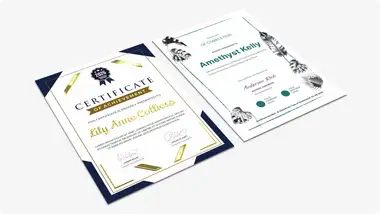 Dyplomy i certyfikaty Premium - złocenie, srebrzenie 3D