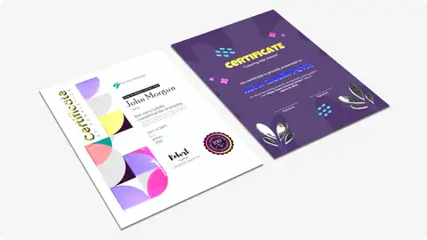 Dyplomy i certyfikaty Premium – lakier wybiórczy UV + złocenie, srebrzenie 3D, najlepsza jakość