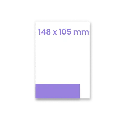 Naklejka lub etykieta 148 x 105 mm