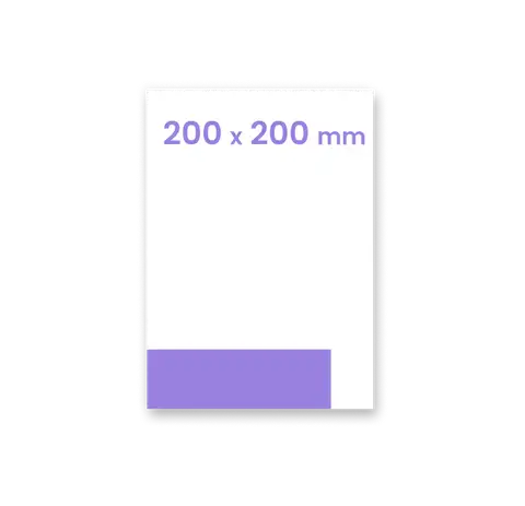 Naklejka lub etykieta 200 x 200 mm