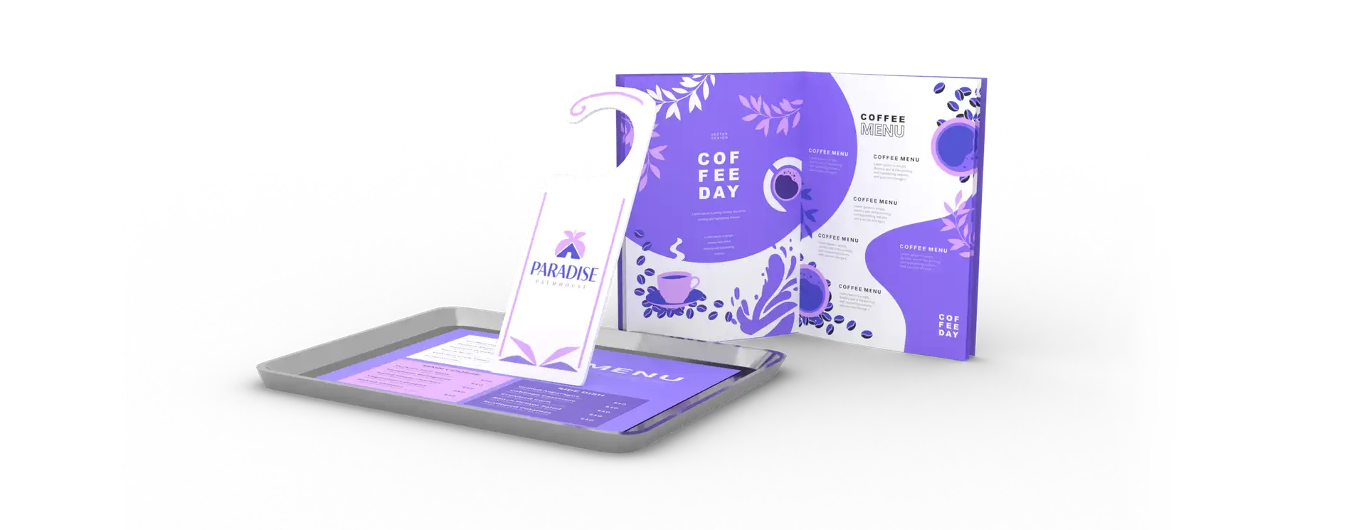 HoReCa Menu, podkładki pod tacki, zawieszki na drzwi