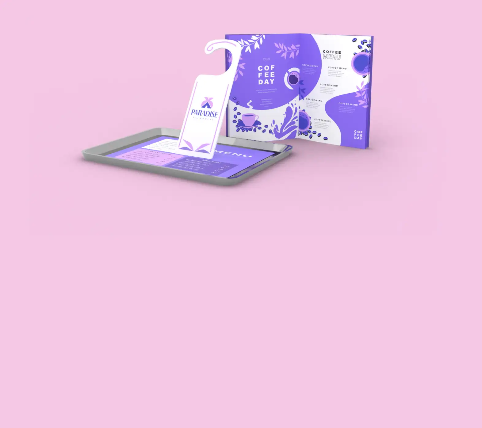 HoReCa Menu, podkładki pod tacki, zawieszki na drzwi