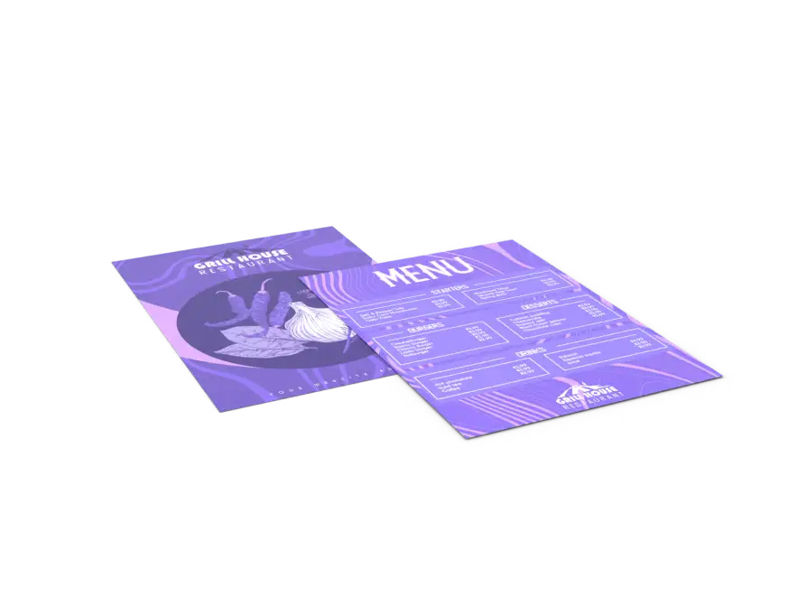 Menu cięte - trwałe