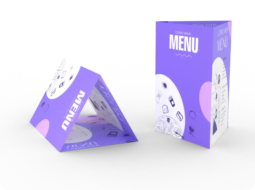 Menu stojące - dobra reklama