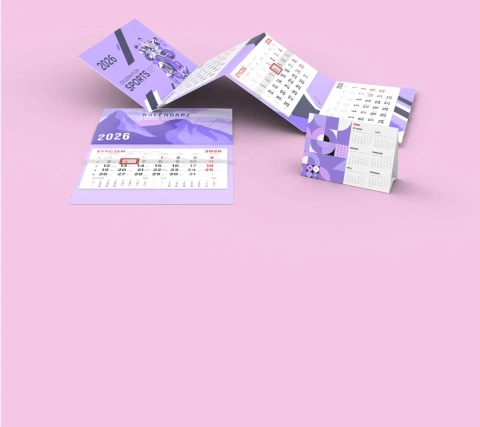 Kalendarze, biuwary i planery