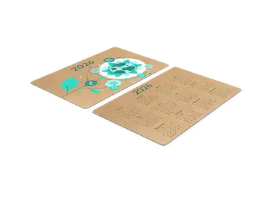 Kalendarzyki listkowe EKO