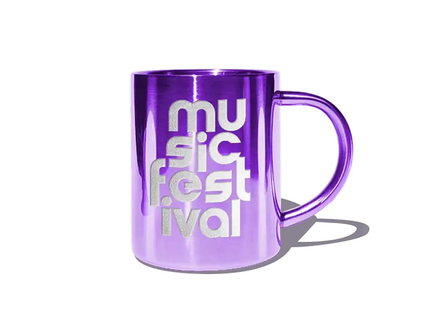 Kubki stalowe kolorowe - na biwak