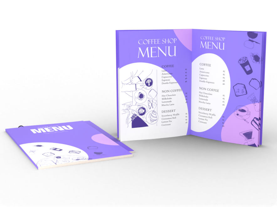 Menu klejone - tanie