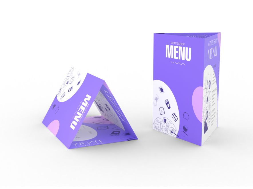Menu stojące