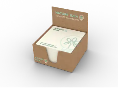 Notesy w kostce w kartoniku EKO