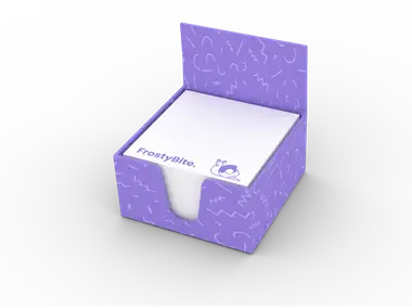 Notesy w kostce w kartoniku