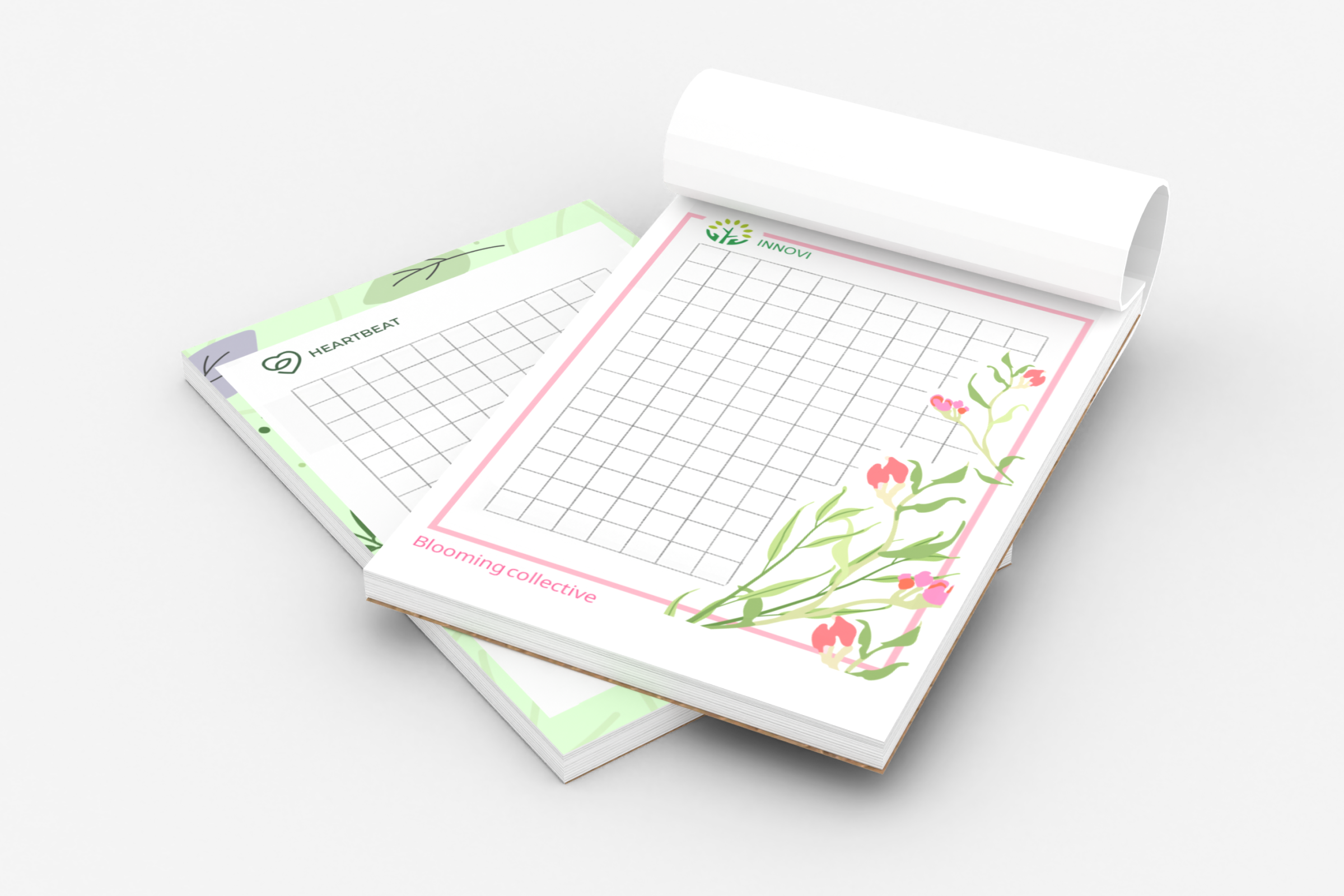 Notesy klejone bez okładki EKO