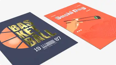 Plakaty Premium - lakier wybiórczy UV + złocenie, srebrzenie 3D