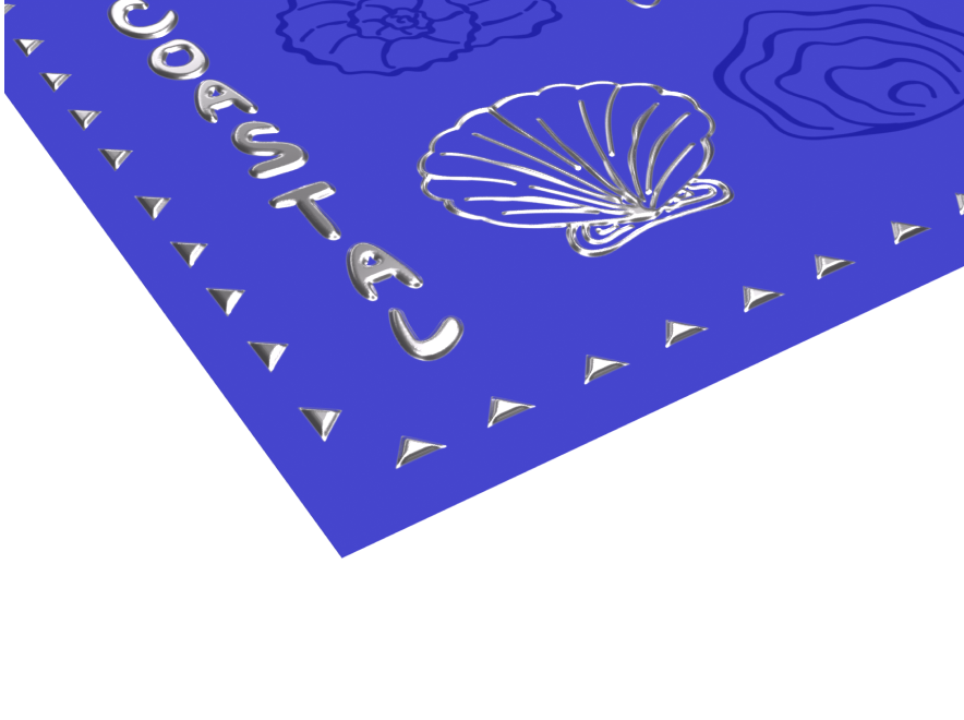 Pocztówki uszlachetnione ekonomiczne - farbą złotą, srebrną, pigmentową