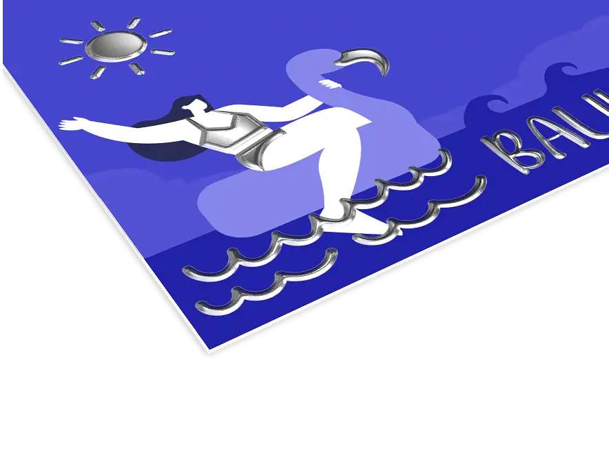 Pocztówki Premium - srebrzenie 3D