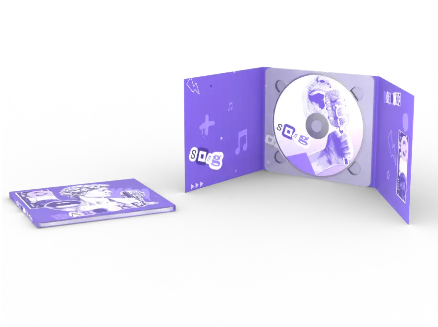 DigiPaki CD6P dwułamowe z nadrukiem