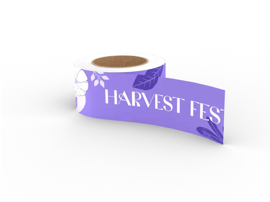 Taśmy papierowe samoprzylepne z nadrukiem