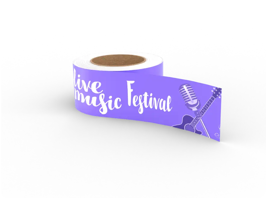 Taśmy samoprzylepne z nadrukiem