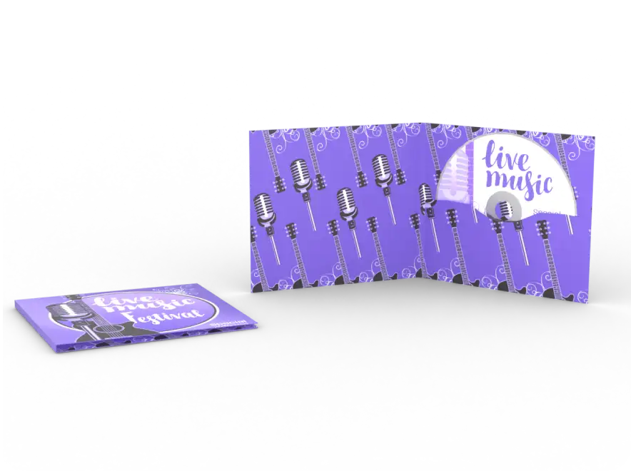 UniPaki CD4P jednołamowe z nadrukiem