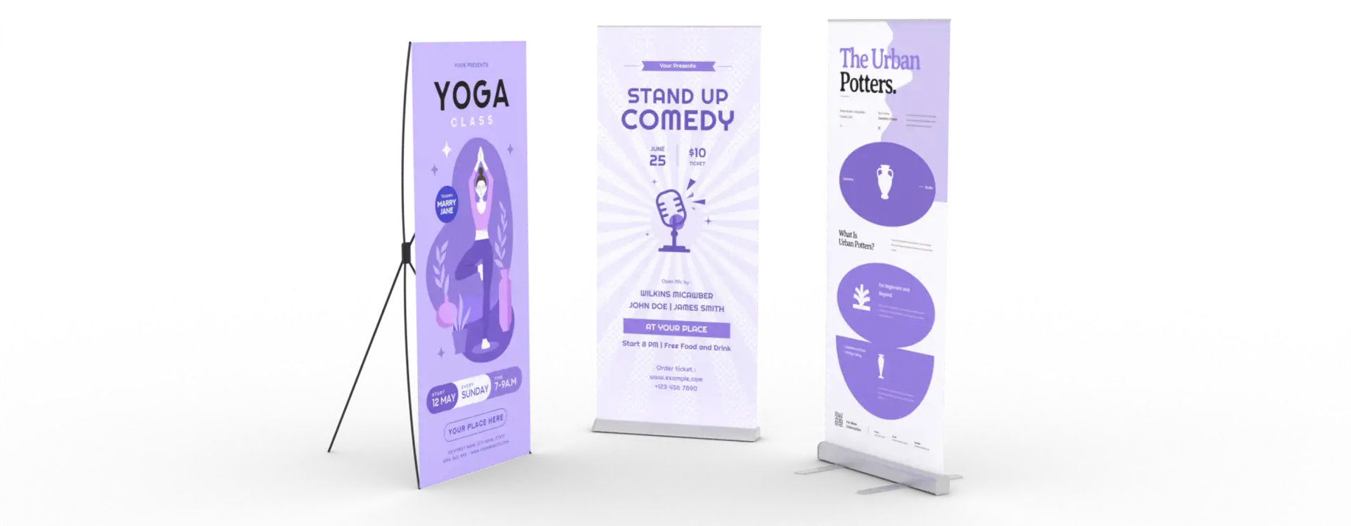 Roll-upy i x-banery reklamowe