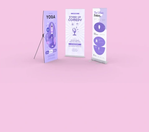 Roll-upy i x-banery reklamowe