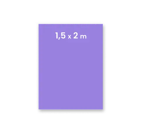 Roll up format  1,5 x 2 m