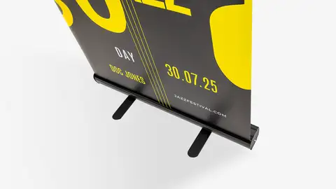 Roll-upy kaseta standard black