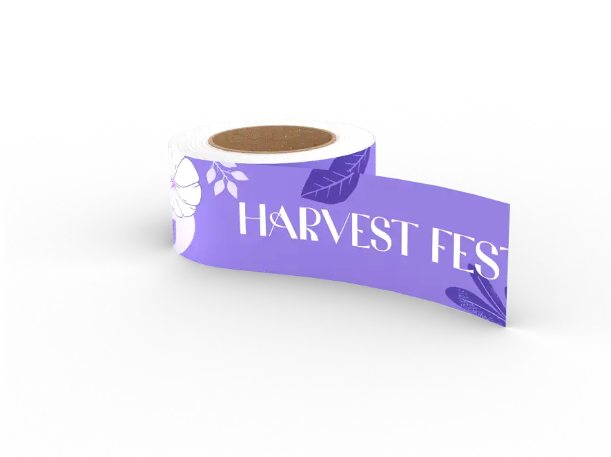 Taśmy papierowe samoprzylepne z nadrukiem