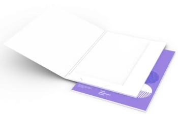 Teczki A4 z doklejanym skrzydełkiem