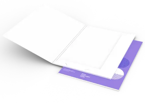 Teczki A4 z doklejanymskrzydełkiem