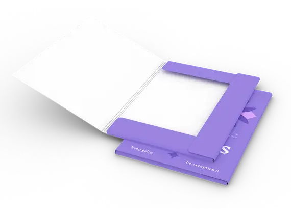 Teczki A4 z regulowaną grubością