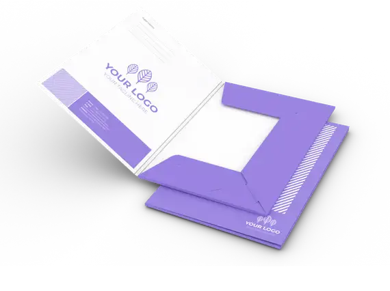 Teczki A4 z trzema skrzydełkami