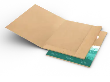 Teczka z grzbietem EKO - papier ekologiczny