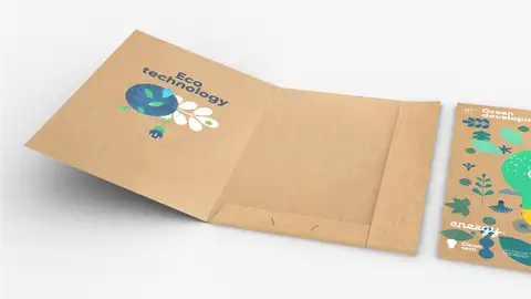 Teczki ofertowe EKO - papier z recyklingu