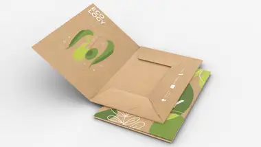 Teczki A4 z trzema skrzydełkami EKO