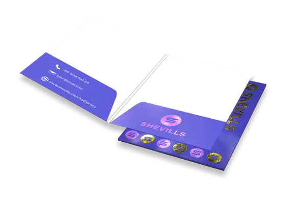 Teczki A4 z dwoma kieszeniami Premium