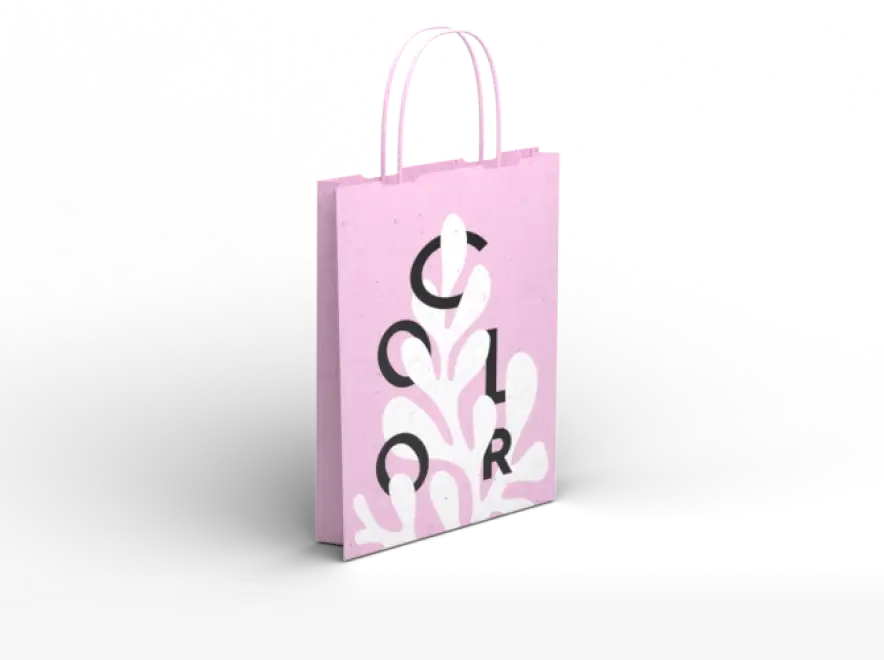 Torby papierowe Kraft kolorowe