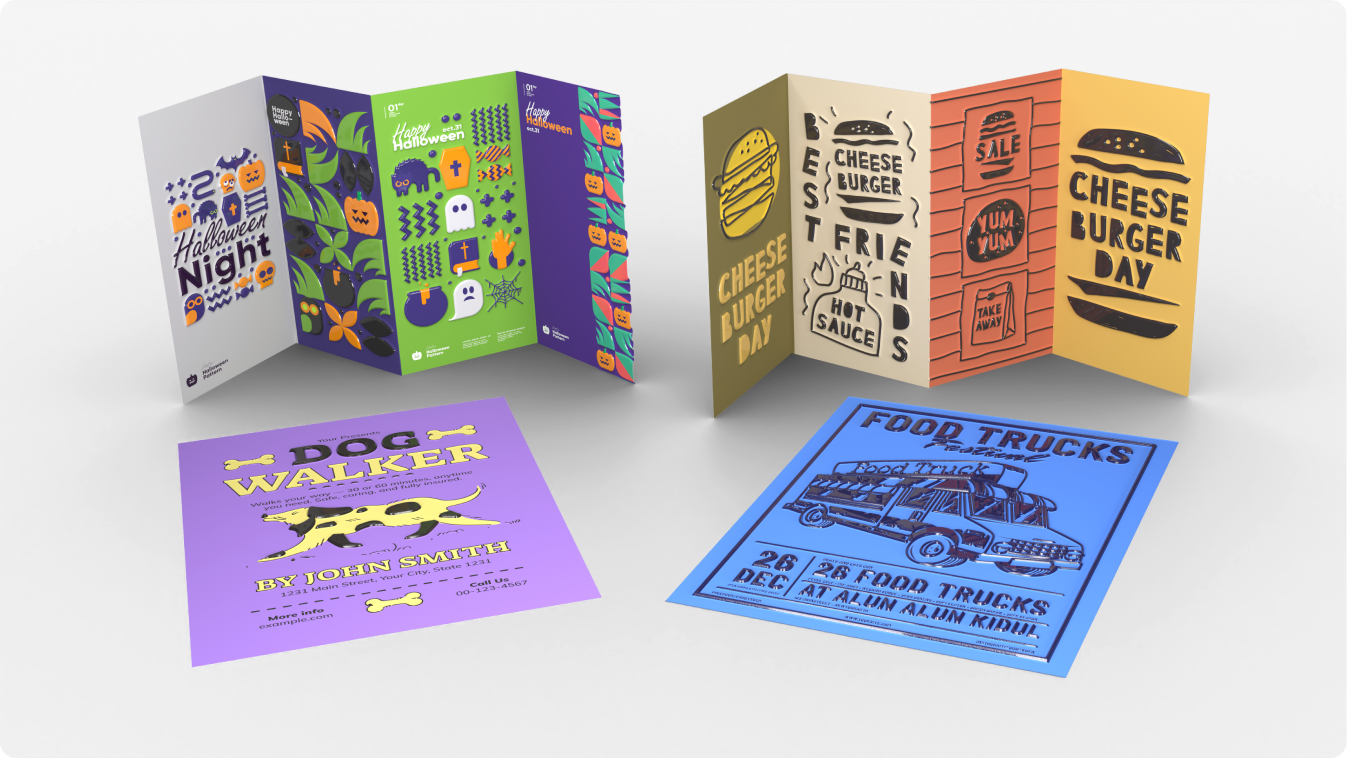 Ulotki Premium - 3D/2D