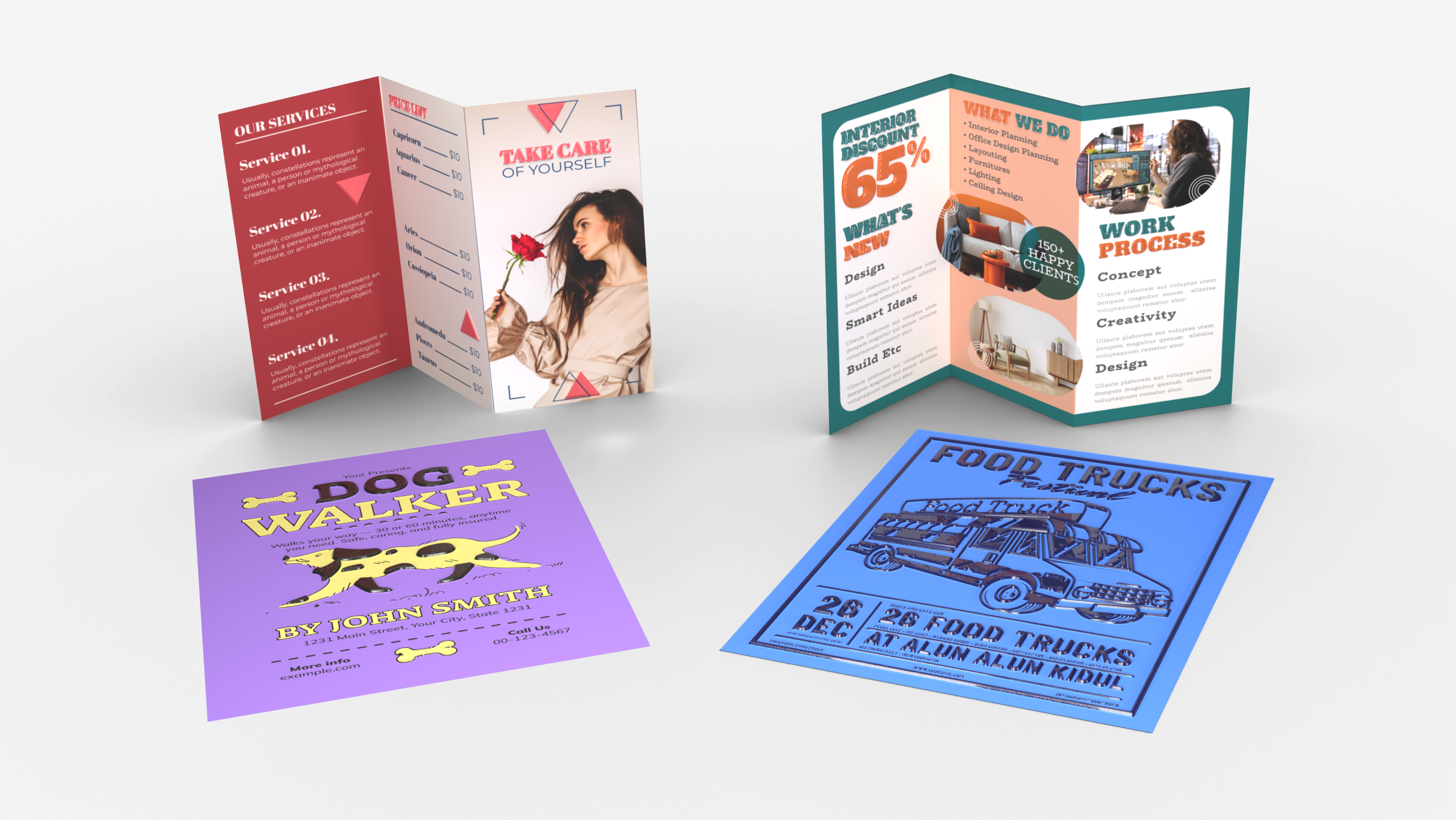 Ulotki Premium - lakier wybiórczy UV 3D